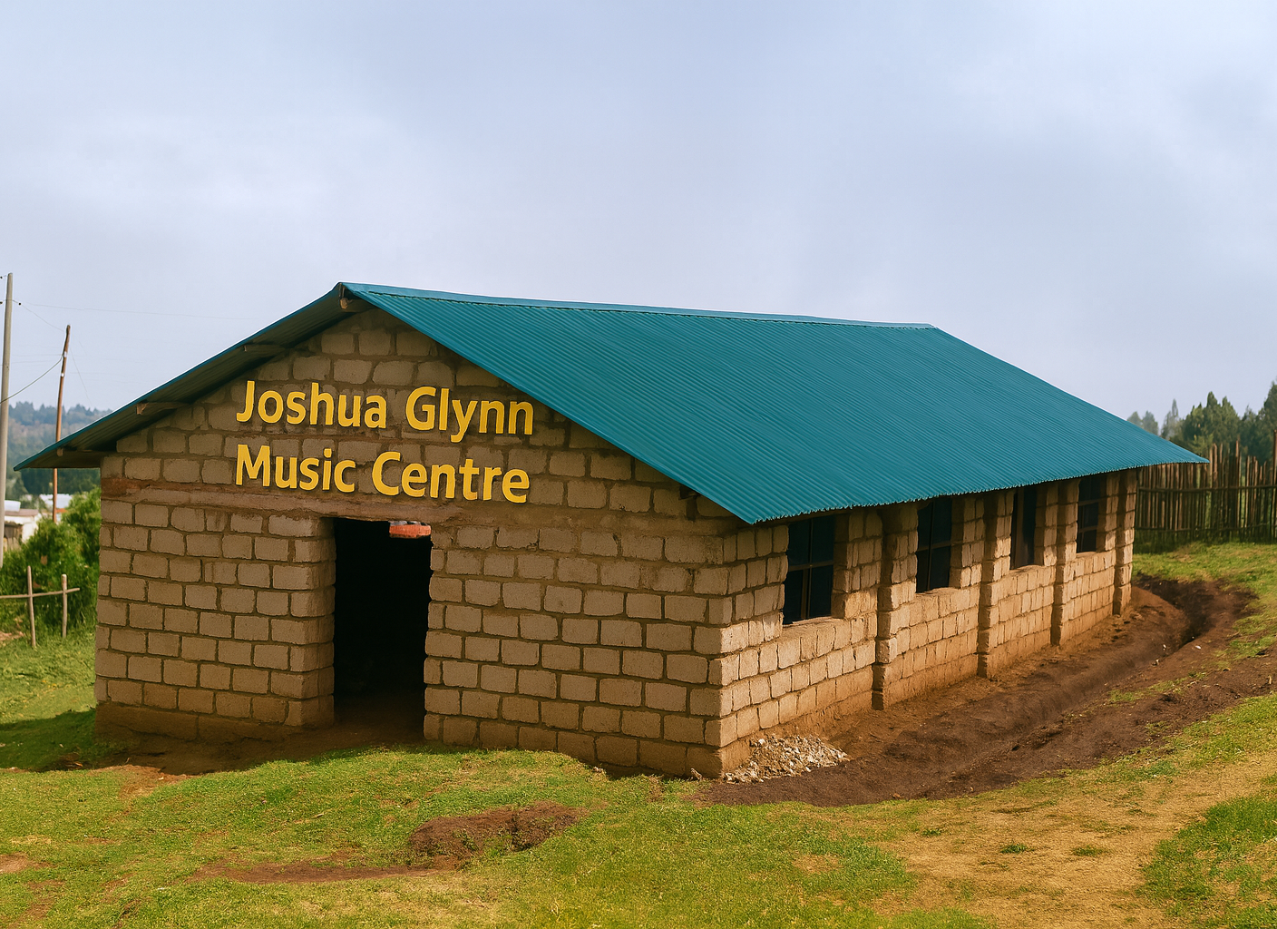 Joshua Glynn Music Centre Studio Building Joshua Glynn Music Centre studio building in a rural community, supporting music education and creativity.